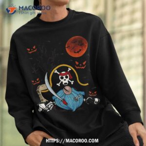 happy halloween cute gnome pirate skull pumpkin shirt skull pumpkin sweatshirt