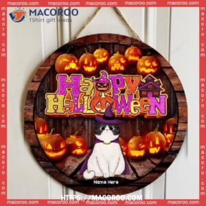 Happy Halloween, More Carved Pumpkins, Personalized Cat Halloween Wooden Signs, Halloween Wedding Favours