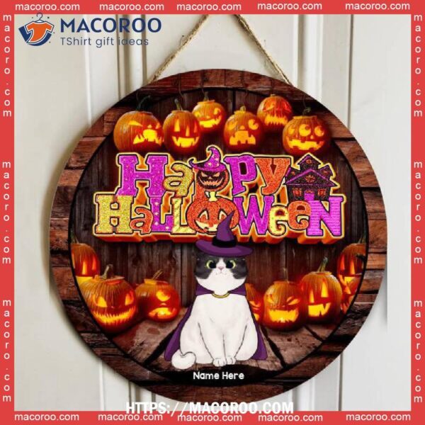 Happy Halloween, More Carved Pumpkins, Personalized Cat Halloween Wooden Signs, Halloween Wedding Favours