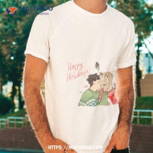 happy holidays heartstopper shirt tshirt