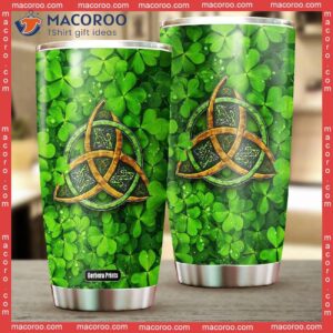 happy st patrick s day irish stainless steel tumbler 1