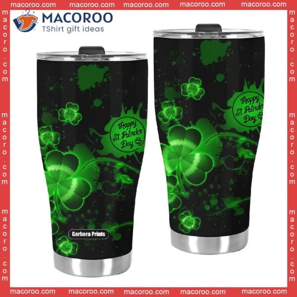 Happy St Patrick’s Day Steel Tumbler