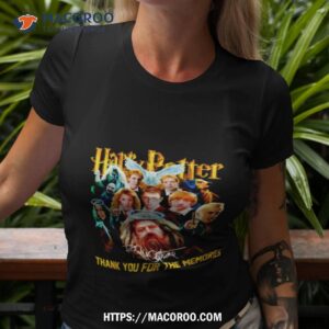 Harry Potter Thank You For The Memories Signature Shirt
