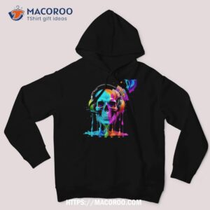 Headphone Skull Shirt, Skeleton Head