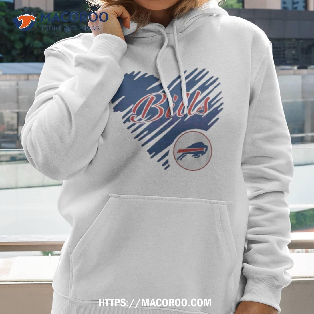 I love Buffalo Bills football heart logo gift shirt, hoodie