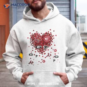 Heart Love Atlanta Braves X Atlanta Hawks X Green Bay Packers X Atlanta Falcons Shirt