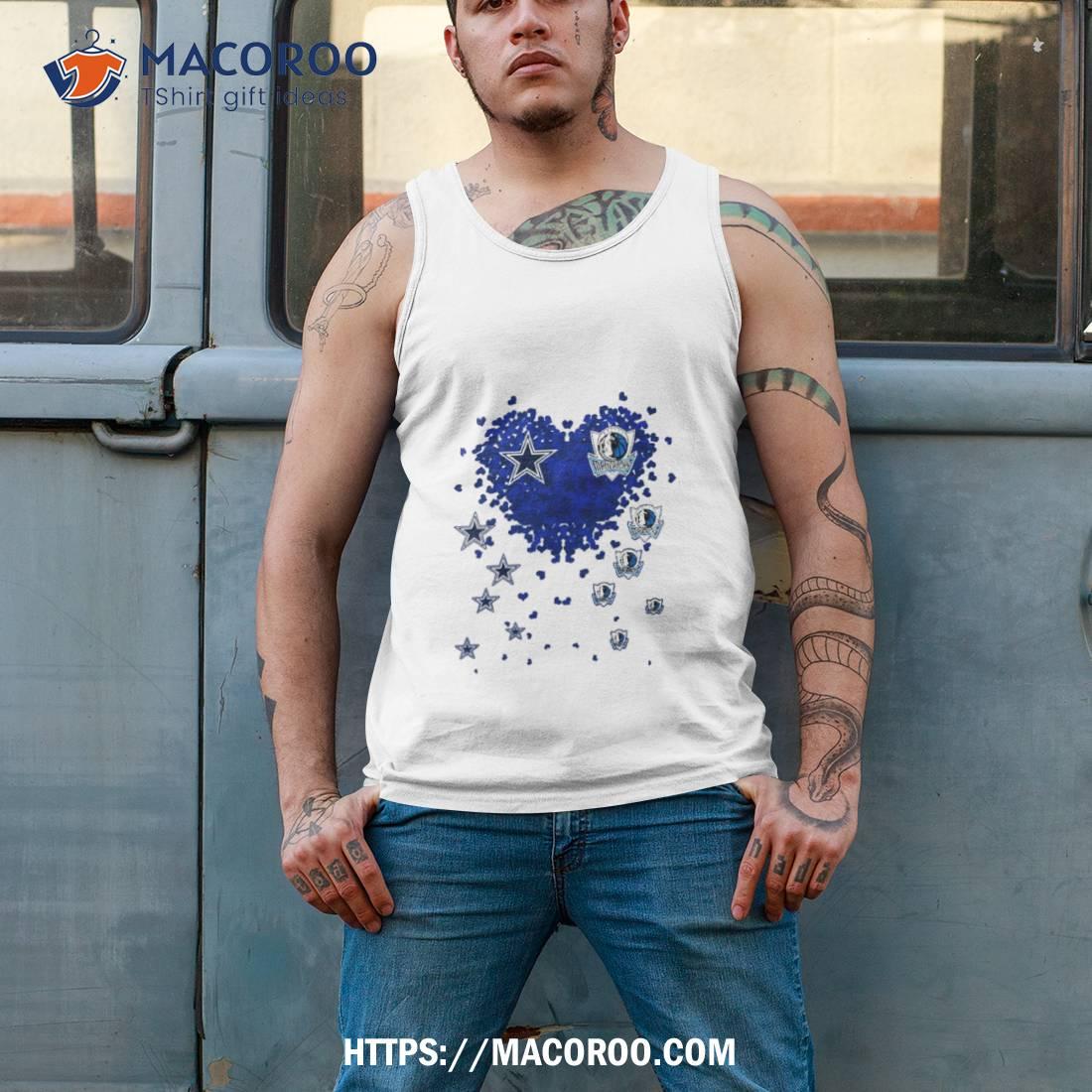 Hearts Dallas Cowboys Dallas Mavericks Love Shirt Hearts Dallas Cowboys Dallas Mavericks Love Shirt