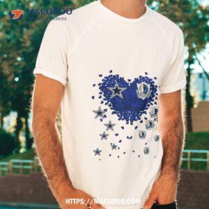 Hearts Dallas Cowboys Dallas Mavericks Love Shirt