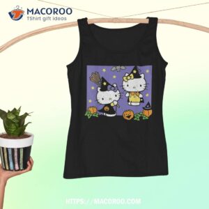 hello kitty mimmy witch sisters halloween shirt tank top