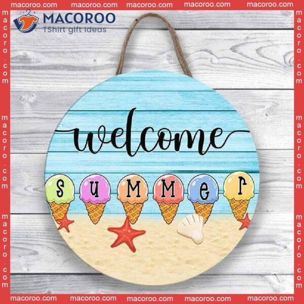 Hello Summer Door Sign, Wall Porch Front Decorations,hello Farmhouse Welcome Decor Pool Decorations