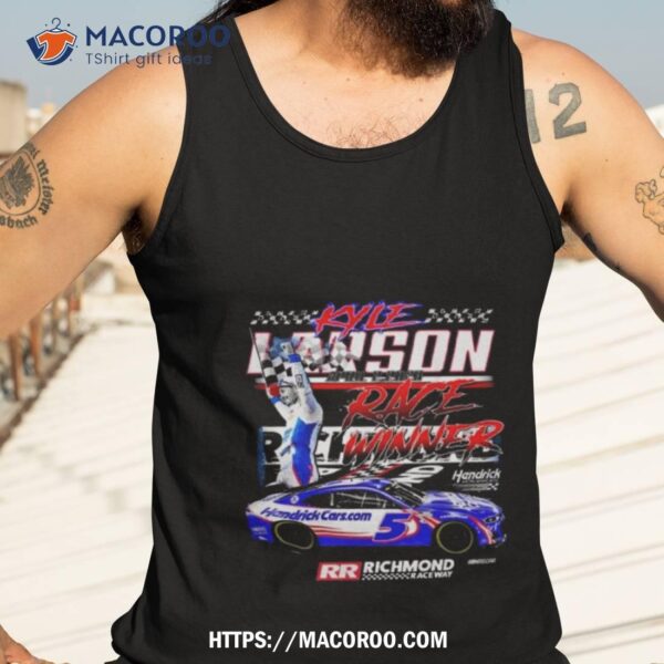 Hendrick Motorsports 2023 Kyle Larson #5 Spring Richmond Race Win Shirt