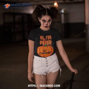 hi i m peter funny couples halloween pumpkin shirt tshirt 3