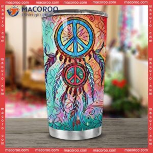 Hippie Peace Dreamcatcher Stainless Steel Tumbler