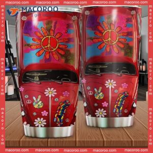 Hippie Red Bus Stainless Steel Tumbler