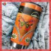 Hippie Sunflower Butterfly Car Stainless Steel Tumbler