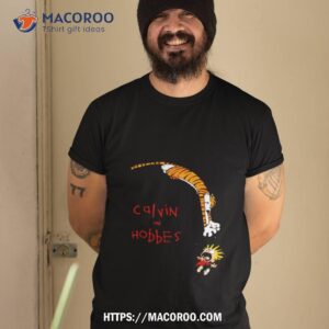 hobb jump art calvin and hobbs shirt tshirt 2
