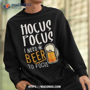 hocus pocus i cast a spell for beer funny halloween witch tee sweatshirt