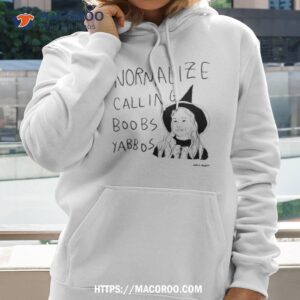 hocus pocus normalize calling boobs yabbos art design shirt hoodie