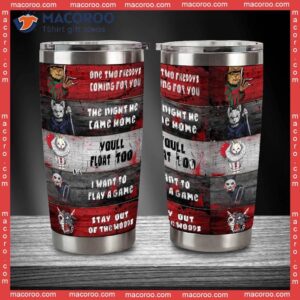 horror movies cats stainless steel tumbler 0