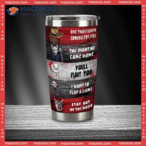 Horror Movies Cats Stainless Steel Tumbler