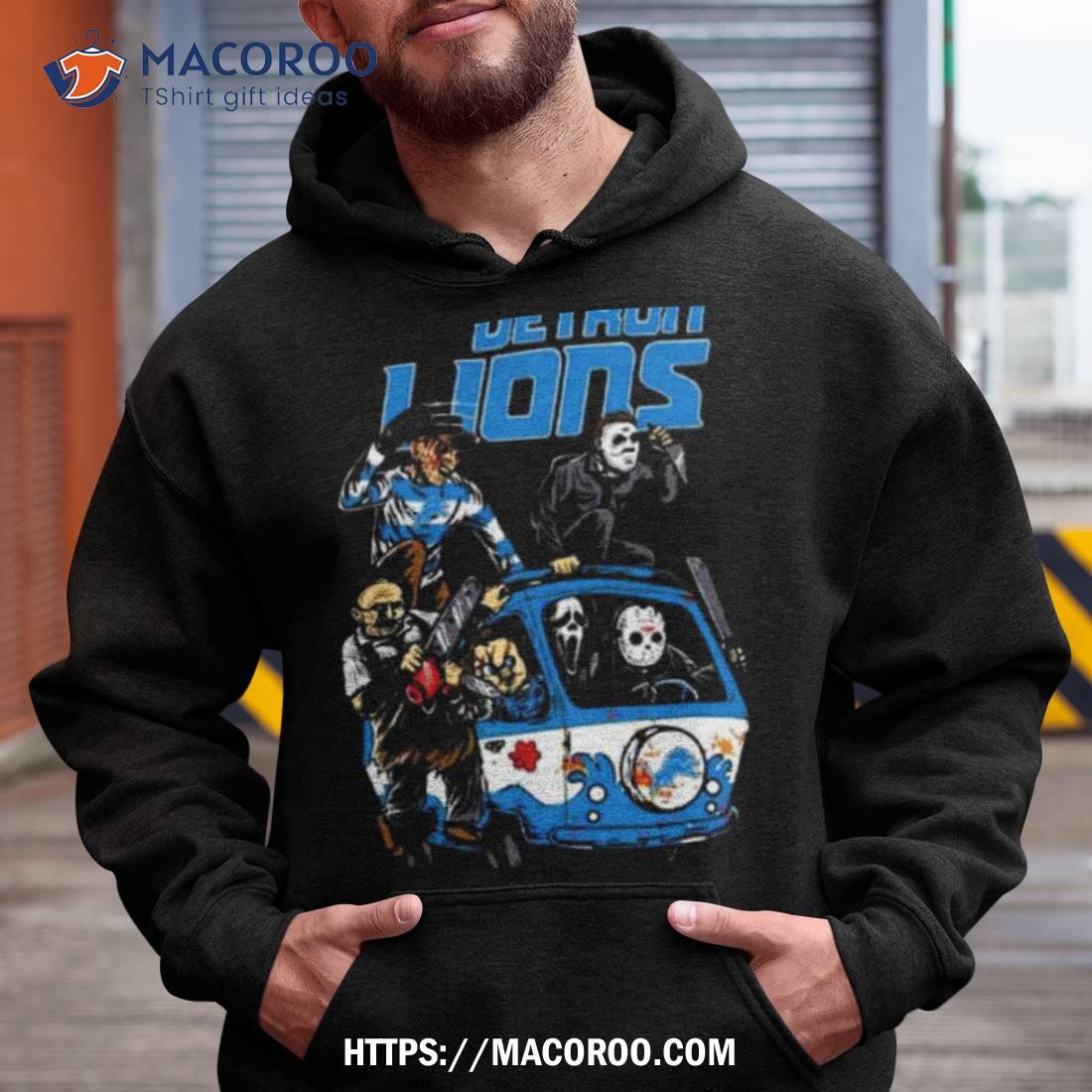 Detroit Lions NFL Horror Movies Character Hawaiian Shirt And Shorts  Halloween Gifts - Freedomdesign