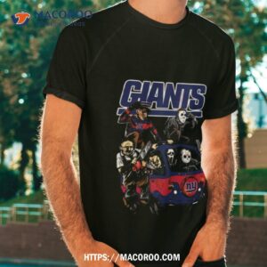 horror movies characters new york giants football halloween 2023 shirt tshirt