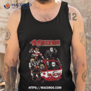 horror movies characters san francisco 49ers football halloween 2023 shirt tank top