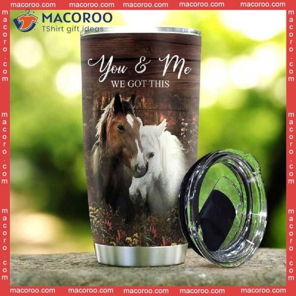 Horse Couple To My Wife Stainless Steel Tumbler