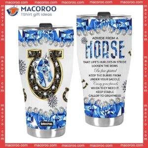 horse lover stainless steel tumbler 2