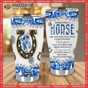 horse lover stainless steel tumbler 3