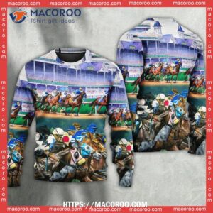 Horse Racing Lover We Love Amazing Ugly Holiday Sweaters