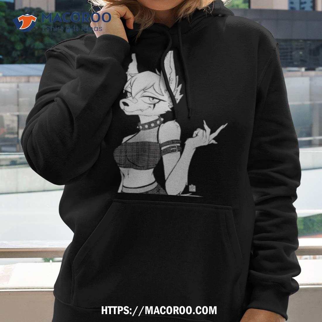 Hottopic Punk Girl Jackal Shirt Hottopic Punk Girl Jackal Shirt