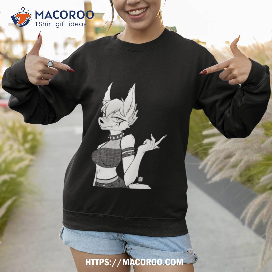 Hottopic Punk Girl Jackal Shirt Hottopic Punk Girl Jackal Shirt