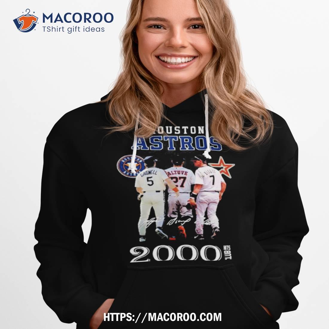 Jose Altuve Houston Astros 2000 Career Hits T-Shirt, hoodie