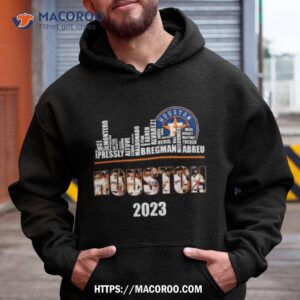 houston astros 2023 season team players names in city shirt hoodie 1