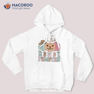 Howdy Pumpkin Shirt Western Fall Rodeo Wo Halloween