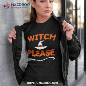 Humorous Halloween Witch Costumes Outfit Tee Shirt for Festive Fun
