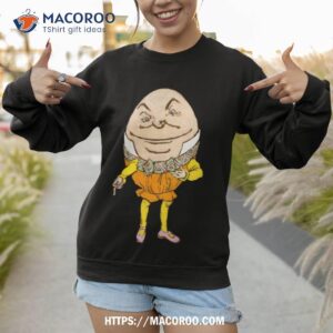 humpty dumpty 1915 costume design for alice in wonderland in shirt sweatshirt