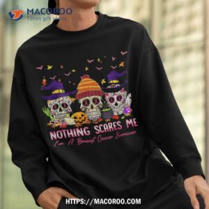 i m a survivor breast cancer awareness skull halloween fall shirt halloween skull sweatshirt