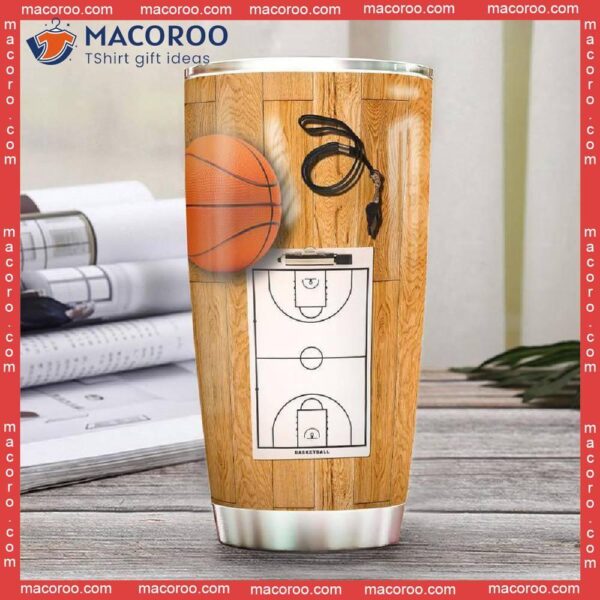 If At First You Dont Succeed Try Doing What Your Coach Stainless Steel Tumbler