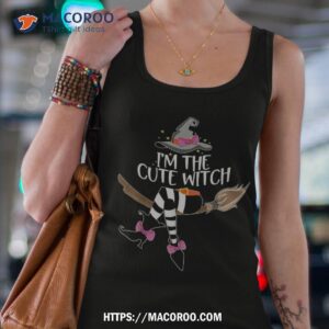 Im The Cute Witch Shirt Halloween Matching Group Costume