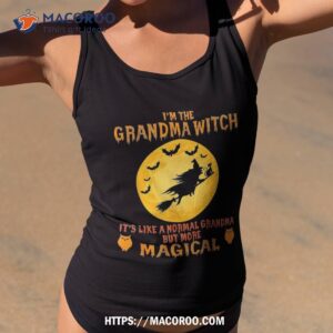 im the grandma witch halloween magical broom shirt tank top 2