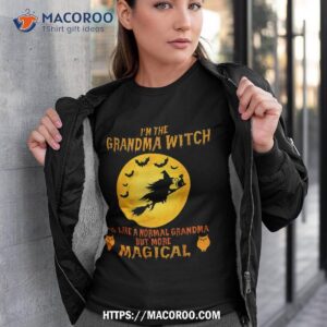 Im The Grandma Witch Halloween Magical Broom Shirt