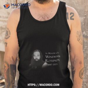 in memory of windham rotunda rip 1987 2023 shirt tank top