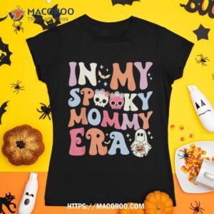 in my spooky mommy era halloween groovy witchy mom shirt sugar skull pumpkin tshirt 1