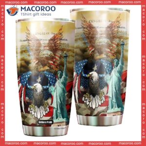 Independence Day 4th Of July Patriotic American Stainless Steel Tumbler