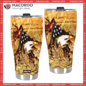 independence day 4th of july patriotic american stainless steel tumbler 2 1