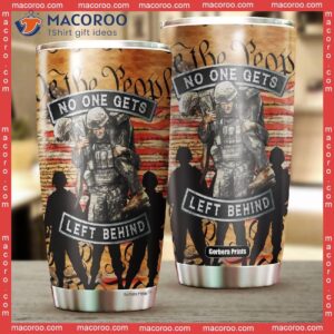 independence day 4th of july veteran no one gets left behind stainless steel tumbler 1
