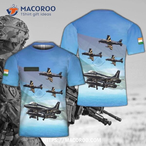 Indian Navy Sagar Pawan Aerobatic Flight Demonstration Team 3D T-shirt