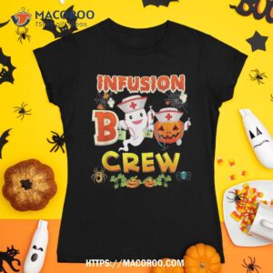 infusion nurse boo crew ghost witch halloween pumpkin horor shirt halloween 1978 mask tshirt 1